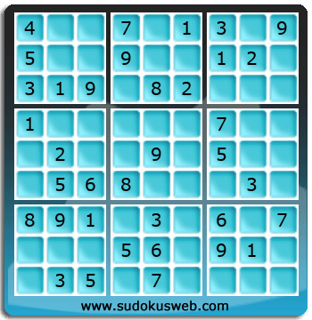 Sudoku de Nivel Fácil Sudoku de Nivel Fácil