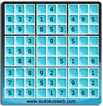 Sudoku von sehr einfacher höhe