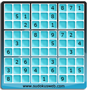 Sudoku von mittelmässiger höhe