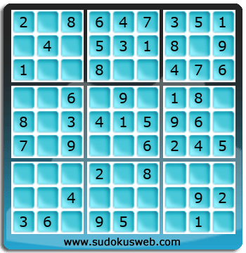 Sudoku de Nivell Molt Fàcil Sudoku de Nivell Molt Fàcil