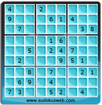 Sudoku von mittelmässiger höhe