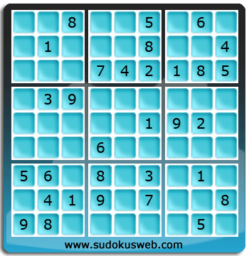 Sudoku von mittelmässiger höhe