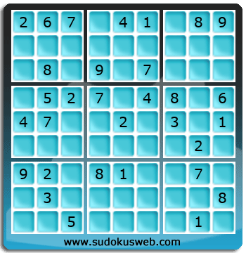 Sudoku von mittelmässiger höhe