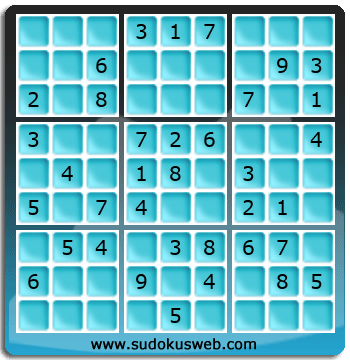 Sudoku von einfacher höhe