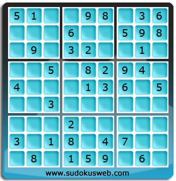 Sudoku von einfacher höhe