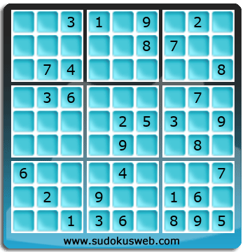 Sudoku von mittelmässiger höhe