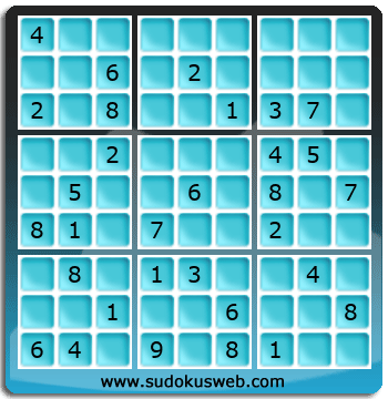 Sudoku von mittelmässiger höhe