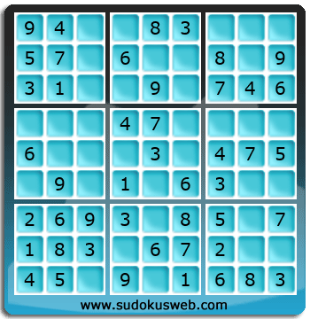 Nivel Muito Facil de Sudoku