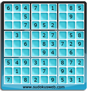 Sudoku de Nivel Muy Fácil