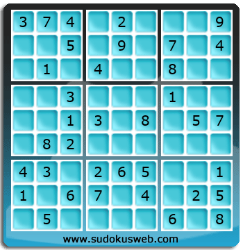 Sudoku von einfacher höhe