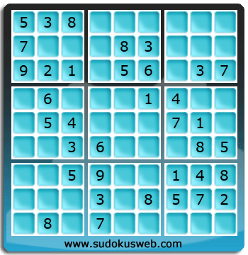 Sudoku von einfacher höhe