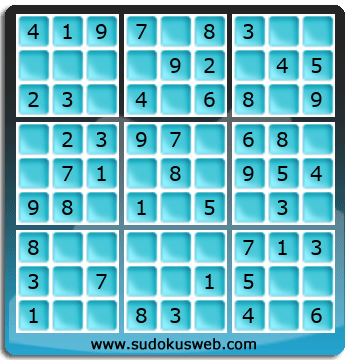 Sudoku de Niveau Très Facile