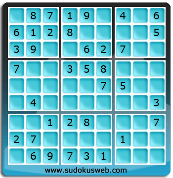 Sudoku de Nivell Fàcil Sudoku de Nivell Fàcil