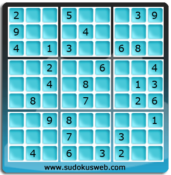 Sudoku von mittelmässiger höhe