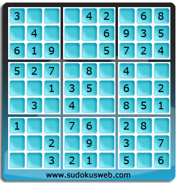 Sudoku de Niveau Très Facile Sudoku de Niveau Très Facile