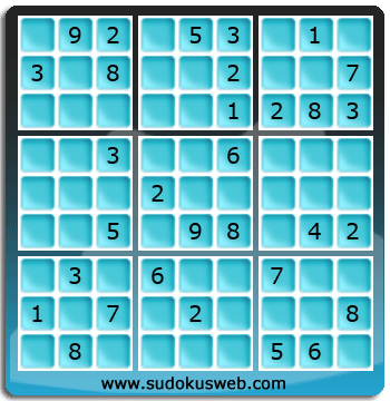 Sudoku von mittelmässiger höhe