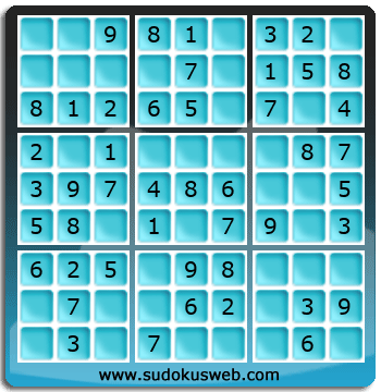 Sudoku de Nivell Molt Fàcil Sudoku de Nivell Molt Fàcil