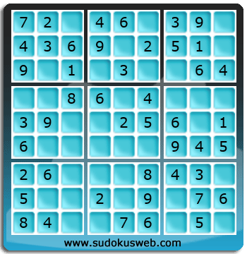 Sudoku de Nivell Molt Fàcil Sudoku de Nivell Molt Fàcil