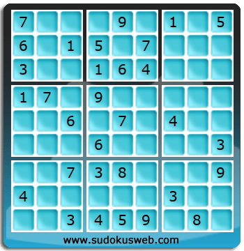 Sudoku von mittelmässiger höhe