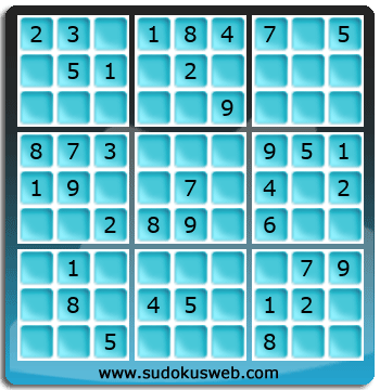 Sudoku von einfacher höhe