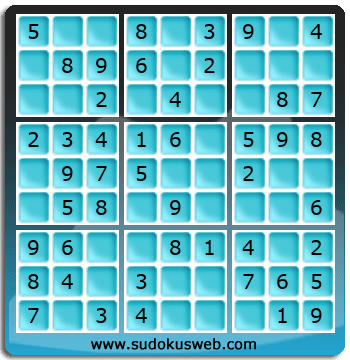 Sudoku von sehr einfacher höhe