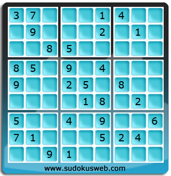 Sudoku von mittelmässiger höhe