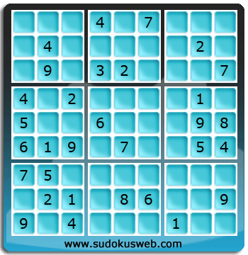 Sudoku von mittelmässiger höhe