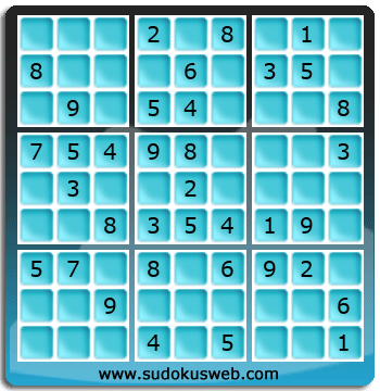 Sudoku von einfacher höhe