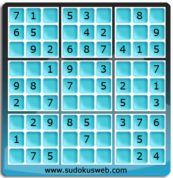 Sudoku de Niveau Très Facile