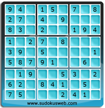 Sudoku de Nivel Muy Fácil