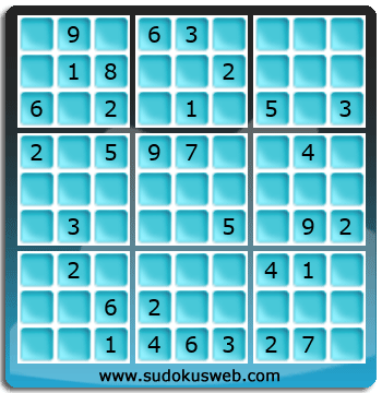 Sudoku von mittelmässiger höhe