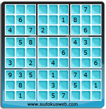 Sudoku von mittelmässiger höhe