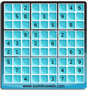 Sudoku von mittelmässiger höhe