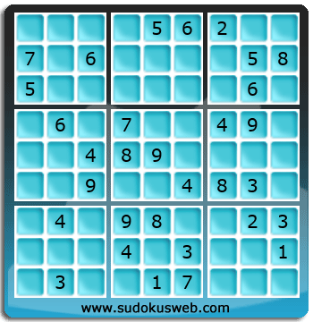 Sudoku von mittelmässiger höhe