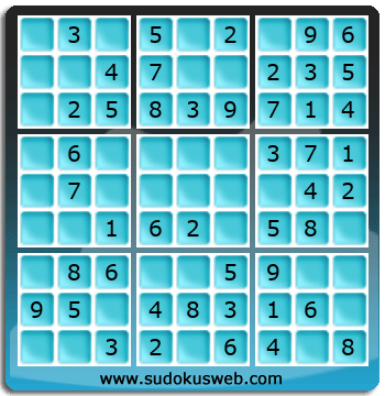 Sudoku de Nivell Molt Fàcil Sudoku de Nivell Molt Fàcil