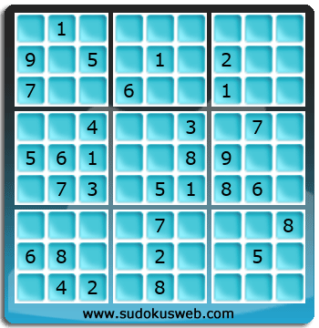 Sudoku von mittelmässiger höhe