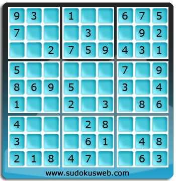 Very Easy Level Sudoku