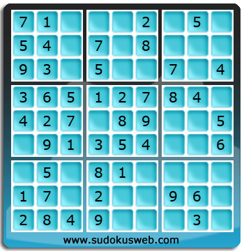 Sudoku de Nivell Molt Fàcil Sudoku de Nivell Molt Fàcil
