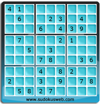 Sudoku von mittelmässiger höhe