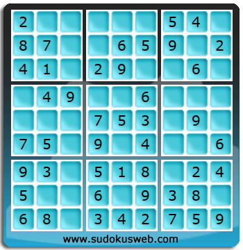 Nivel Muito Facil de Sudoku