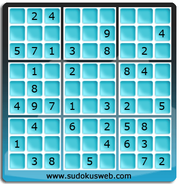 Sudoku von einfacher höhe