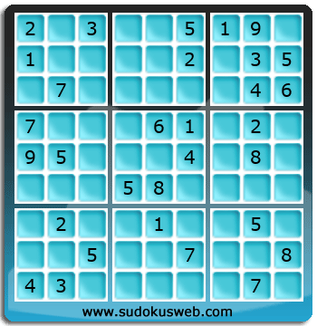 Sudoku von mittelmässiger höhe