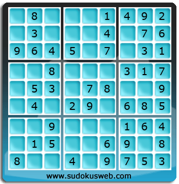Sudoku de Nivell Molt Fàcil Sudoku de Nivell Molt Fàcil