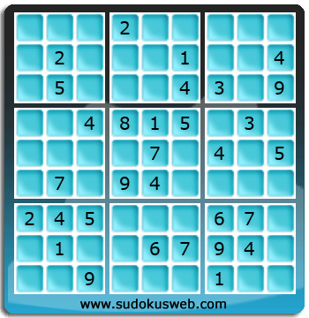 Sudoku von mittelmässiger höhe