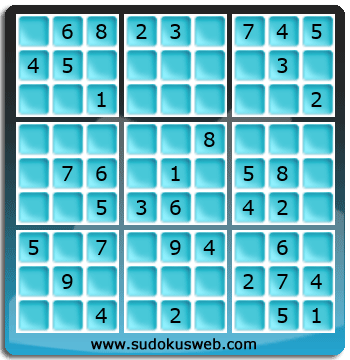 Sudoku von einfacher höhe