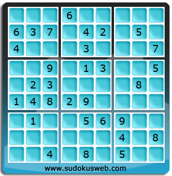 Sudoku von mittelmässiger höhe