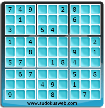 Sudoku von mittelmässiger höhe