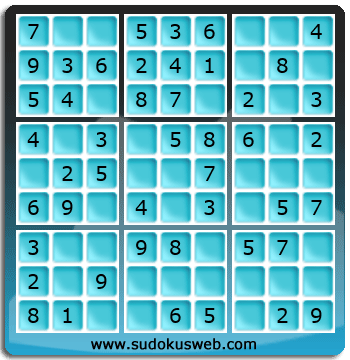 Nivel Muito Facil de Sudoku