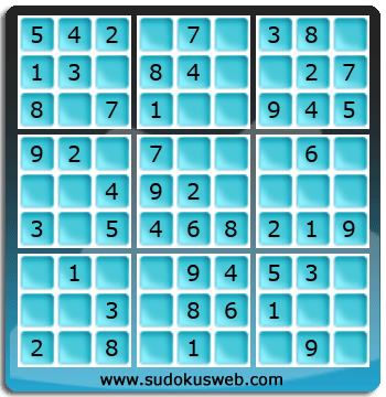 Sudoku de Nivell Molt Fàcil Sudoku de Nivell Molt Fàcil