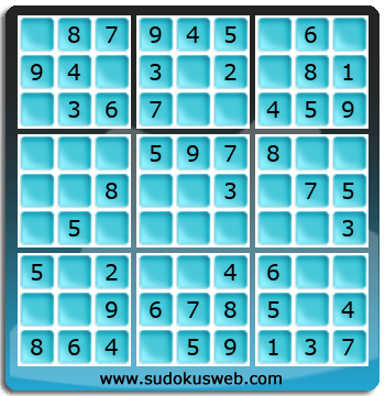 Sudoku von sehr einfacher höhe